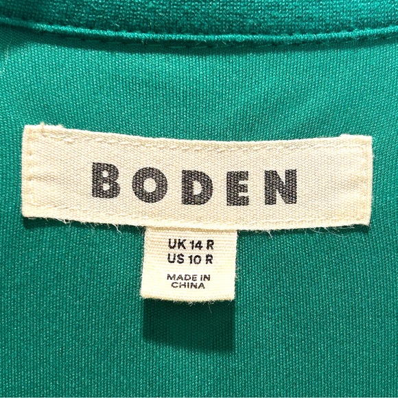 Boden Green (“Bear Grass”) Nicolette Ponte Short Dress - Size 10, Career Wear - Picture 4 of 11